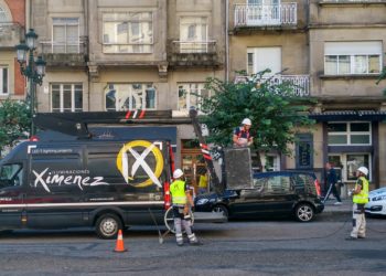Vigo iniciará el montaje de sus luces de Navidad este 4 de agosto