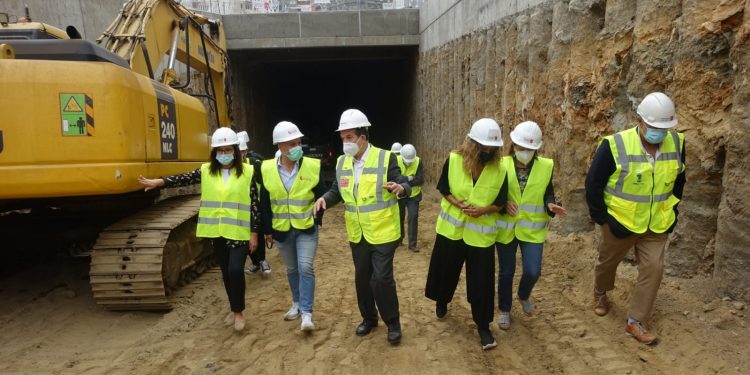 El “impresionante” túnel de acceso a la AP-9, para finales de 2021 o principios de 2022