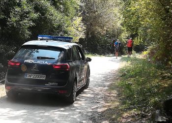 La Policía Nacional de Vigo patrulla el Camino de Santiago para evitar agresiones machistas