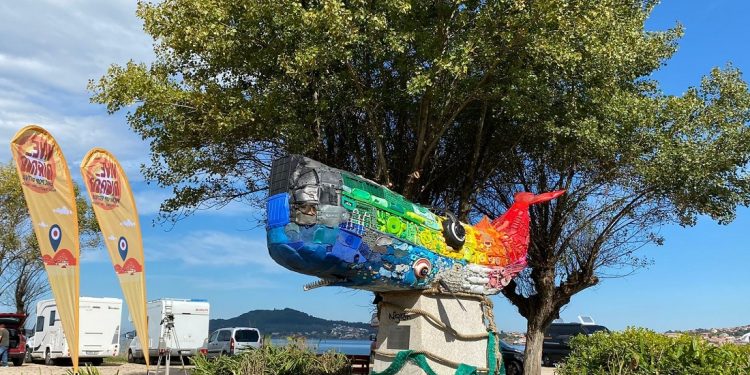 «Balmi», el bebé cachalote de Vive Nigrán, símbolo sostenible