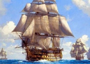 Llega a la bahía de Vigo la flota española de Indias con cargamento de oro y plata