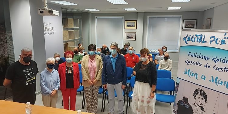 Man a man poético no Volanteiro no Camiño