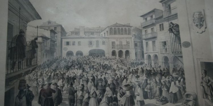 O comandante da provincia chega a Vigo para sofocar o pronunciamento a favor de Espartero