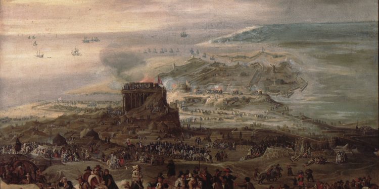 Corsarios holandeses apresan un navío inglés na ría de Vigo e reparten o botín