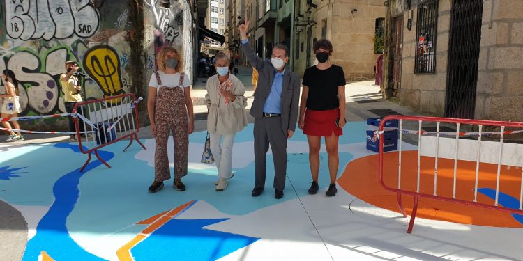 El arte sale a la calle Churruca en Vigo