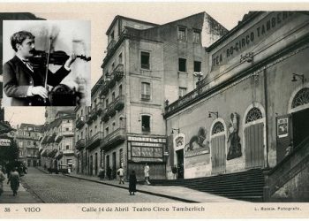 O xenial violinista Pablo Sarasate comeza no Tamberlick a súa xira triunfal por Galicia