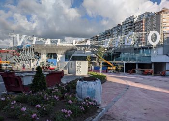 La antigua fachada de la estación servirá de mirador a la plaza de Vialia Vigo