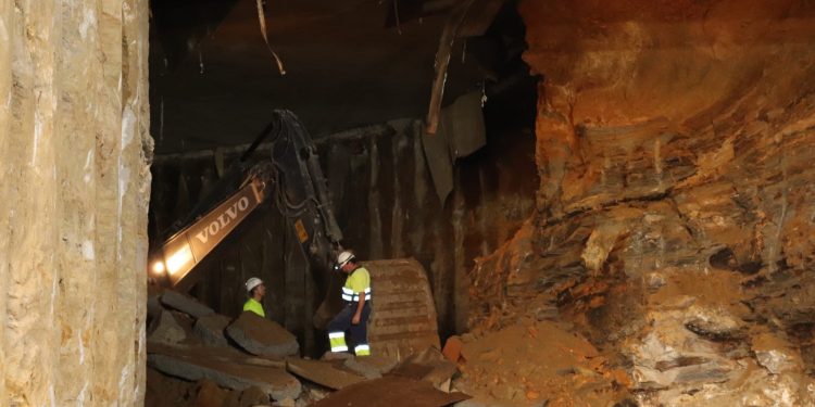 Así confluyen los dos extremos del nuevo túnel que conecta Vigo y la AP-9