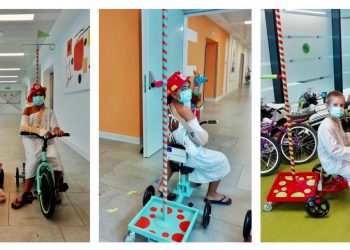 Los niños del Álvaro Cunqueiro ya organizan “supersónicas carreras” mientras reciben tratamiento