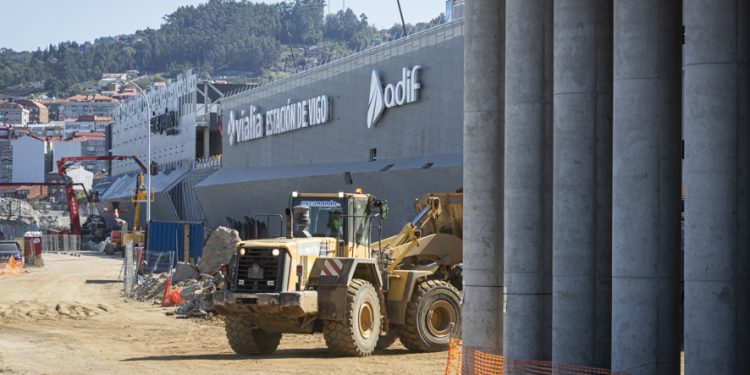 Los dos primeros tramos del túnel de acceso a Vialia Vigo, listos para su conexión