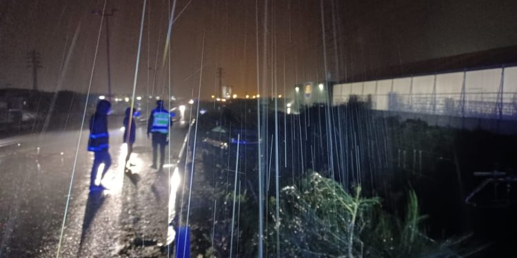 Dos heridos en un accidente con tres vehículos implicados en O Porriño