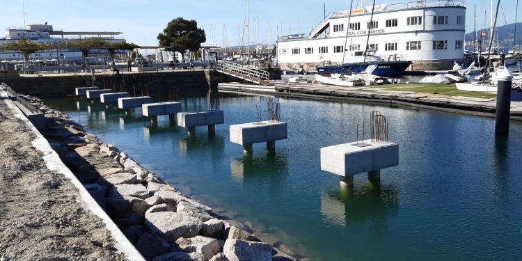 Así marchan las obras de reconstrucción del paseo de As Avenidas de Vigo