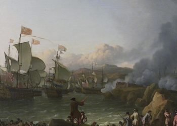 Os ingleses incendian e saquean Redondela