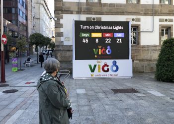 El reloj de la Navidad de Vigo