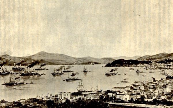 A Frota Imperial rusa fondea en Vigo e provoca unha crise internacional