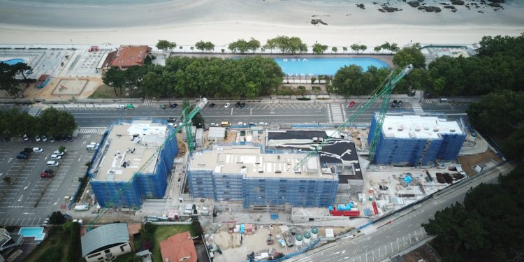 El nuevo hotel de Samil, a vista de pájaro