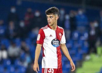 Dedicatoria especial del juvenil Hugo Álvarez tras su debut con el Celta: “He cumplido un sueño”
