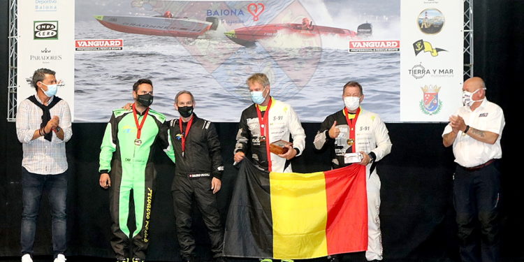 Triunfo belga en la bahía de Baiona