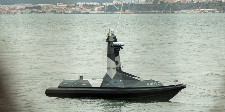 El “Sea23”, el vehículo marino vigués no tripulado, capta la atención de la OTAN