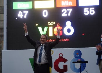 Vigo activa la cuenta atrás de la Navidad y descubre la fecha del encendido