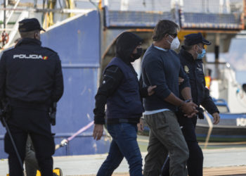 La coca del «Goldwasser» iba a ser descargada por narcos gallegos