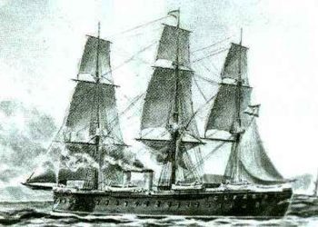 Benvida ao navío «Victoria» como anuncio das soñadas liberdades