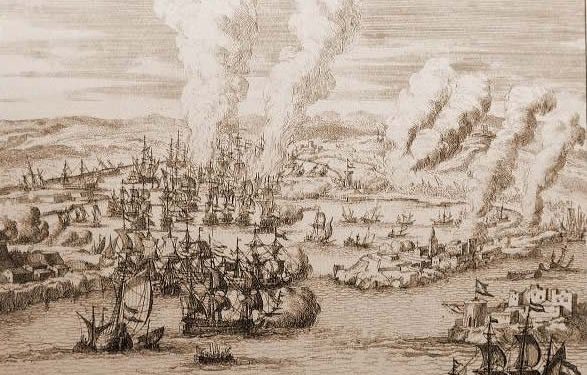 Comeza a espantosa batalla naval de Rande