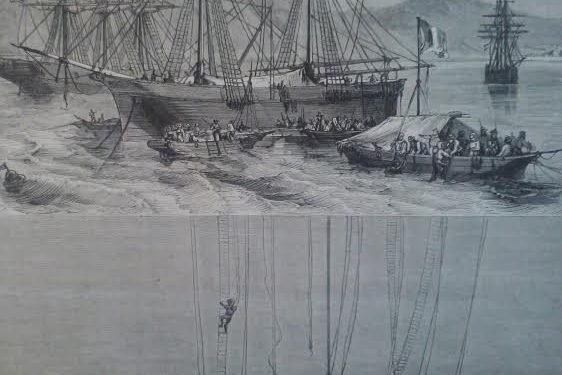 Os ingleses buscan no fondo da ría de Vigo os tesouros afundidos durante a batalla de Rande