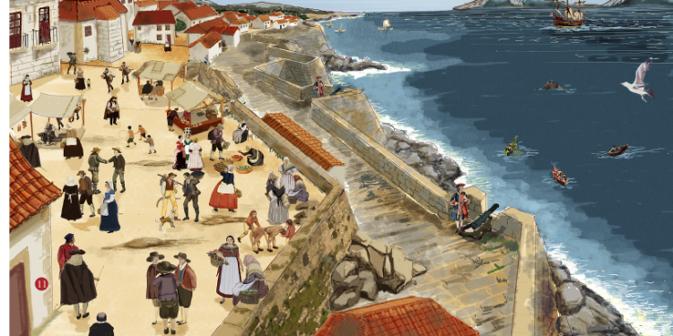 Só 22 fogares habitados en Vigo pola mortalidade da peste