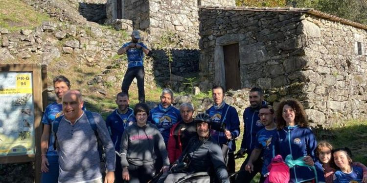 Folón e Picón en cadeira todo terreo