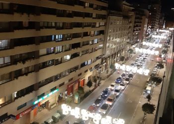 Atasco tráfico Navidad Vigo