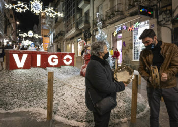 Las luces de Navidad de Vigo llegan al Congreso de los Diputados