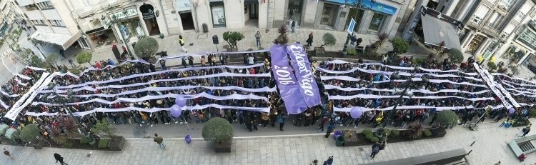 “Contra a violencia machista, pacto feminista”: Vigo abre os actos do 25N