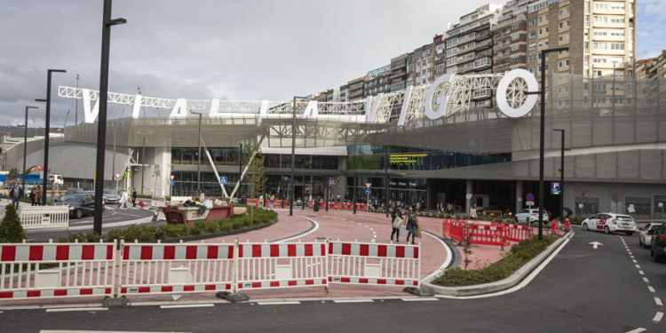 Cambio de tráfico en los alrededores del Vialia Vigo