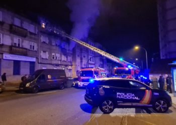 Así fue el rescate que evitó una desgracia en la Avenida del Aeropuerto de Vigo