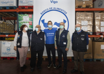 ‘Berlín’ ya tiene nuevo plan: apadrinar al Banco de Alimentos de Vigo