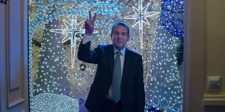Abel Caballero también enciende la Navidad de Antena 3 al grito de «¡Viva Vigo!»