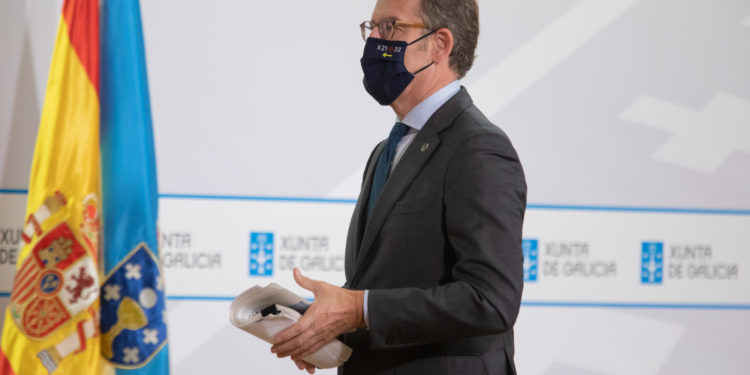 Feijóo reducirá su agenda tras un contacto estrecho con un positivo por Covid-19