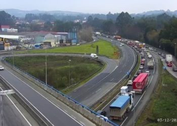 Tres heridos y retenciones kilométricas de nuevo en la A-55