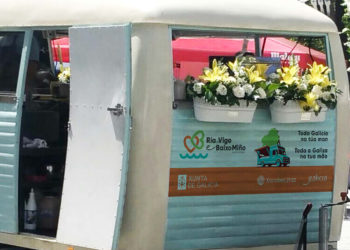 Unha ‘foodtruck’ aterra en Vialia Vigo para presumir do potencial enogastronómico da ría e o Baixo Miño