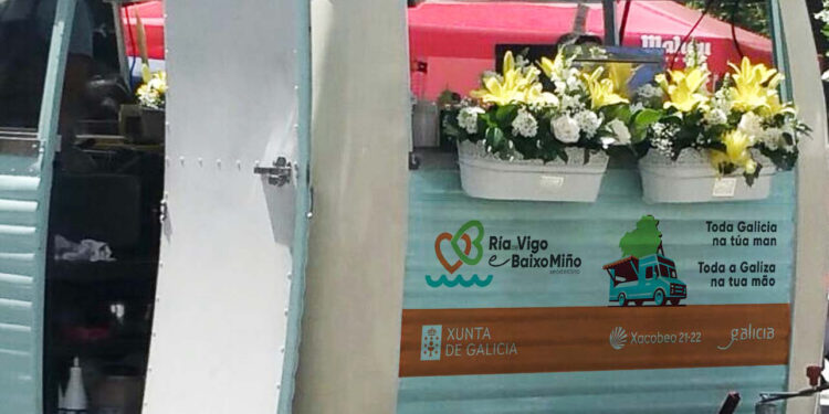 Unha ‘foodtruck’ aterra en Vialia Vigo para presumir do potencial enogastronómico da ría e o Baixo Miño
