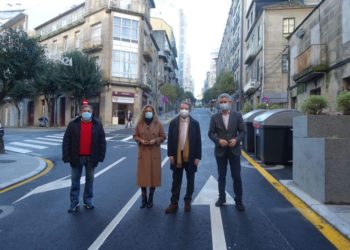 Concello e Deputación humanizan unha rúa da cidade que “era catastrófica”