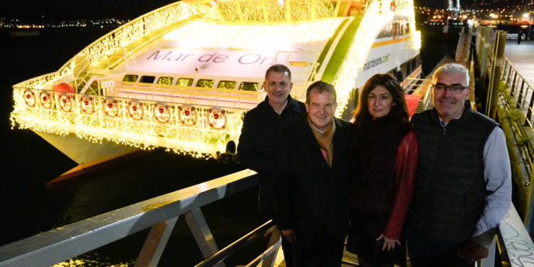 El Barco de Nadal de Mar de Ons enciende la ría de Vigo: rutas y precios