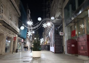 La Rúa do Príncipe se vacía