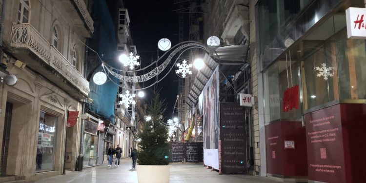 La Rúa do Príncipe se vacía