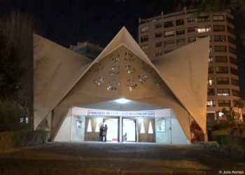 La iglesia de Los Picos en O Calvario de Vigo