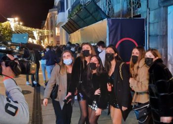 Vigo celebra la Nochevieja dos días antes: así fue la última fiesta de 2021