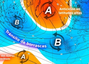 Semana de Navidad pasada por agua y con borrasca a la vista en Vigo