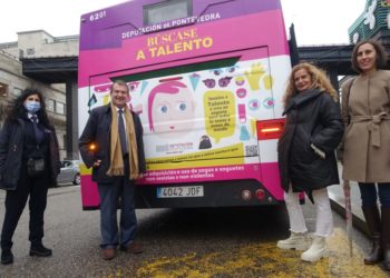 «Talento» xa circula polas rúas de Vigo en favor dos xoguetes non sexistas