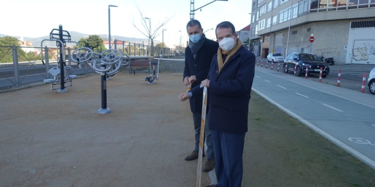La Vía Verde de Vigo estrena parque biosaludable y Caballero retrasa su apertura a abril
